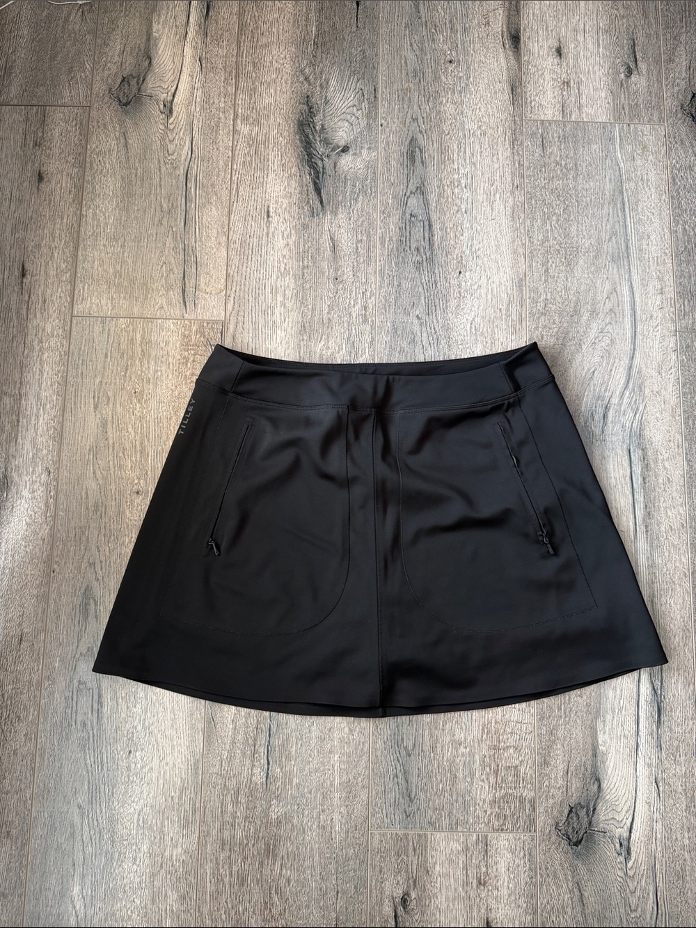 Black Women's Mini Skort - Sleek Active Style
